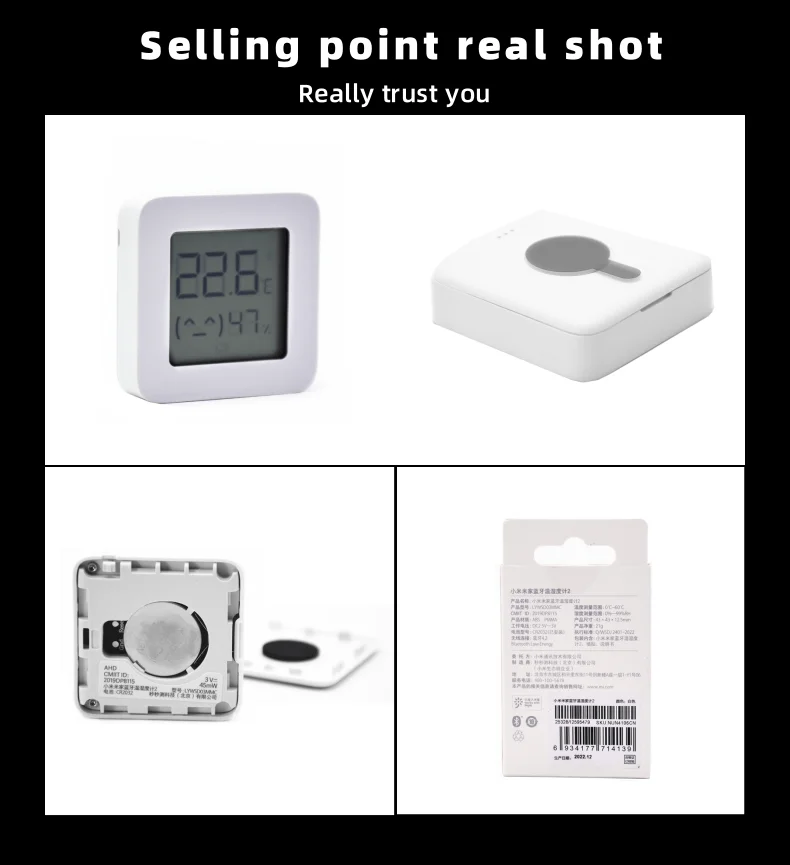 Xiaomi Bluetooth Temperature And Humidity Meter 2 High Precision Sensor