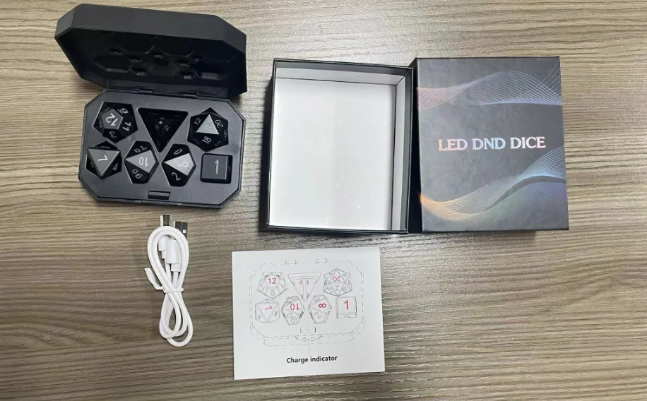 Custom Dnd Light Up Dungeons And Dragons 7pcs Per Set Board Game Dice