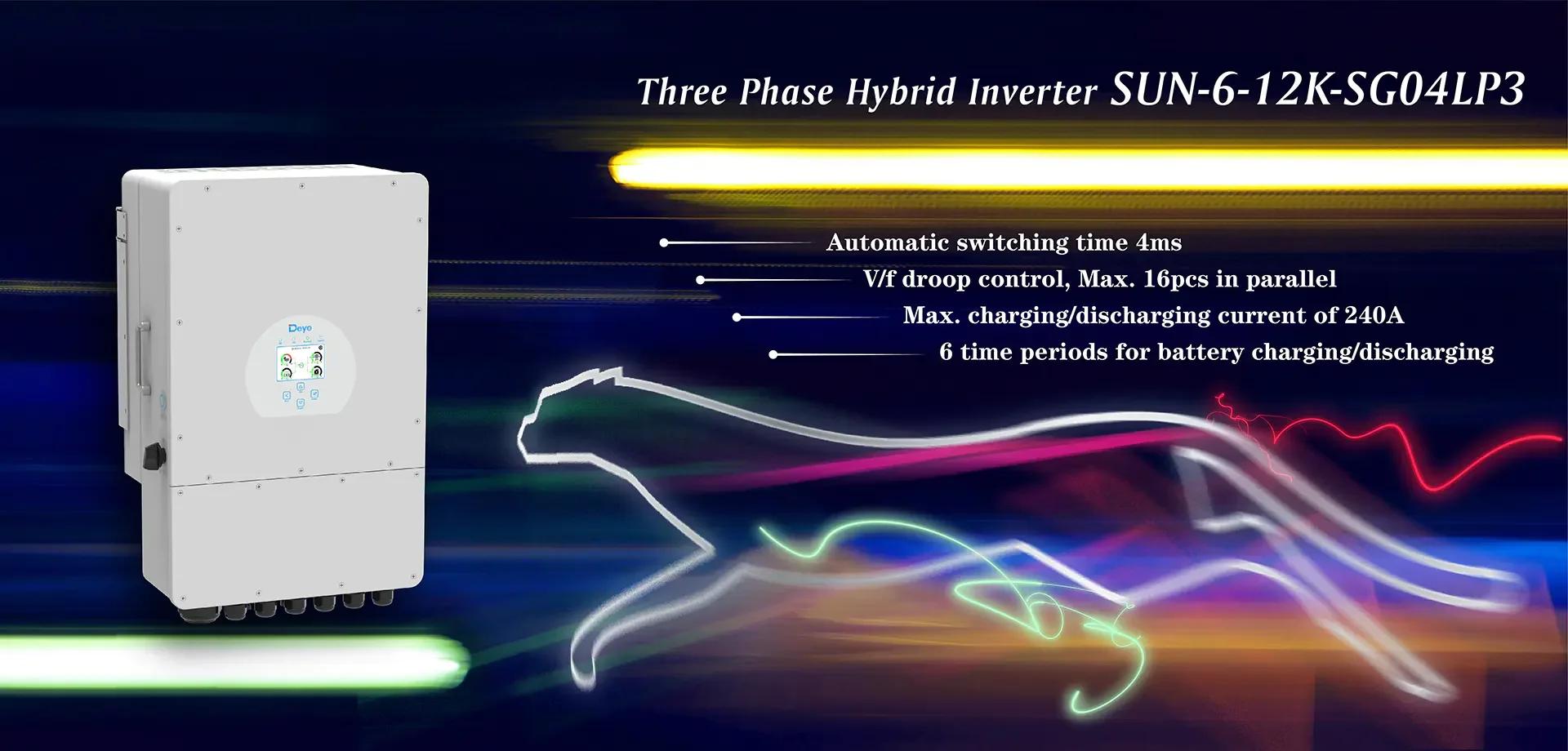 deye sun-8k-sg04lp3 8kw 10kw 12kw dreiphasig hybrid inverter 3 phase für  hybrides system