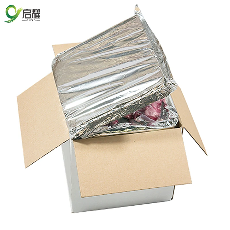 Curbside Recyclable And Biodegradable Insulated Box Liners For Cold