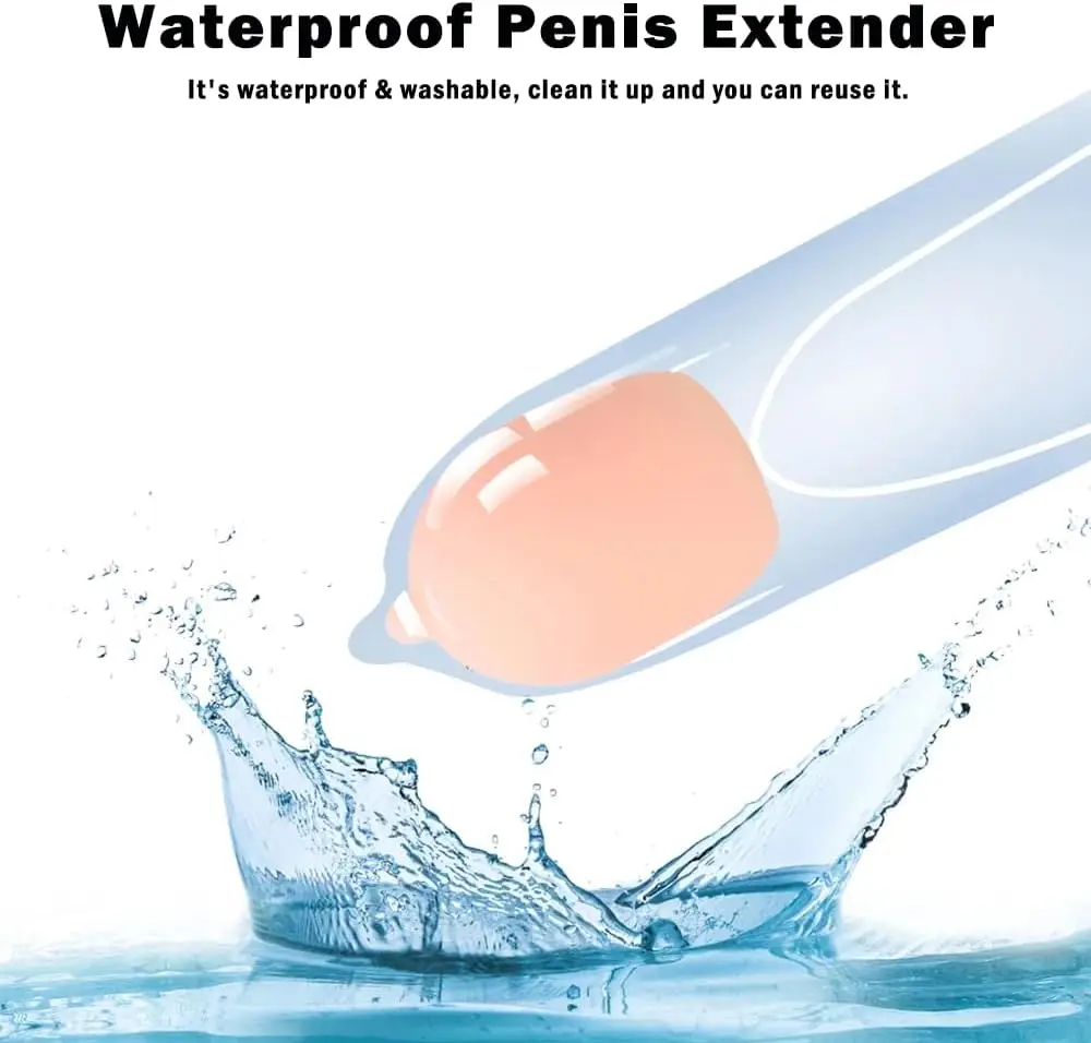 Reusable Penis Enlarger Beads Cock Extender Condom Balls Penis Sleeve Accessory Male Sex Toys for Enhance Sexual Experience