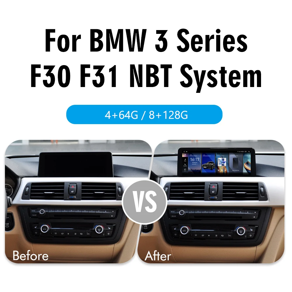 Navihua 10.25 Inch Android Screen for BMW 3 Series Upgrade