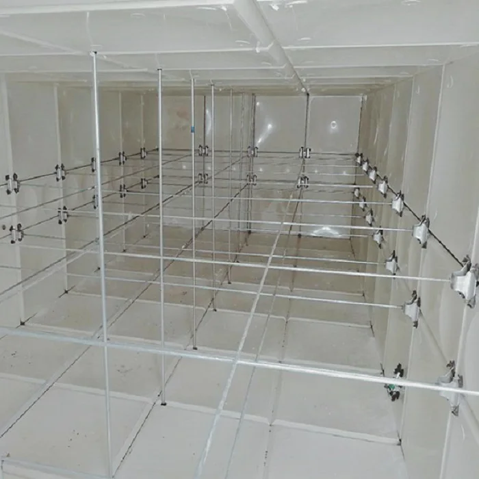 Крыша здания для пожарной безопасности, индивидуальная большая вместимость, панели SMC, Болтовая сборка, GRP FRP резервуар для воды