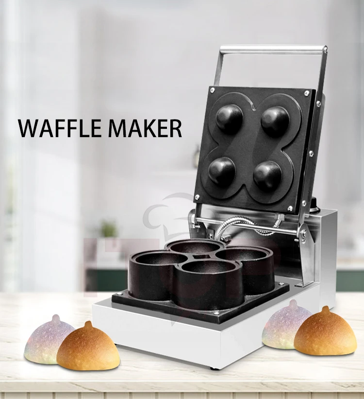 Factory Wholesale Waffle Maker 5 Mins Boob Round Waffle Maker Best