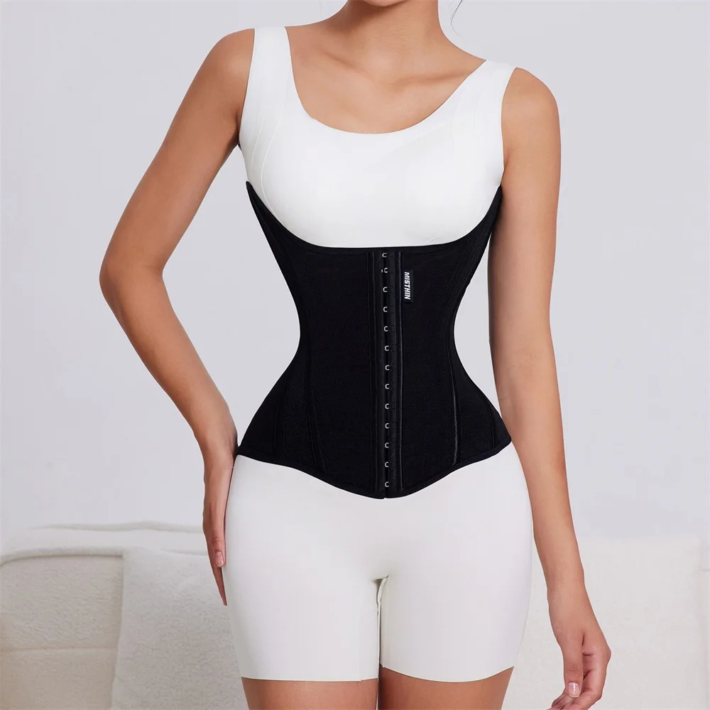 MISTHIN Body Women Trimmer Cincher Corset Double Belt Wrap Girdle Waist Trainer Shaperwear Tummy Control Shaper for Women manufacture