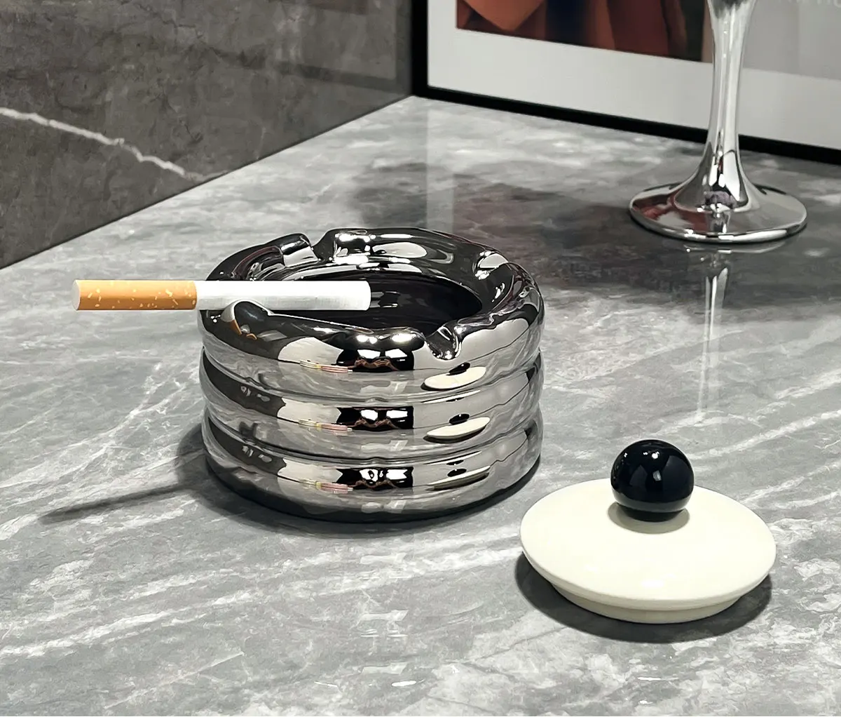 Lovely Ashtrays Beautiful Ashtrays Wind-proof Creative Home Living Room ...