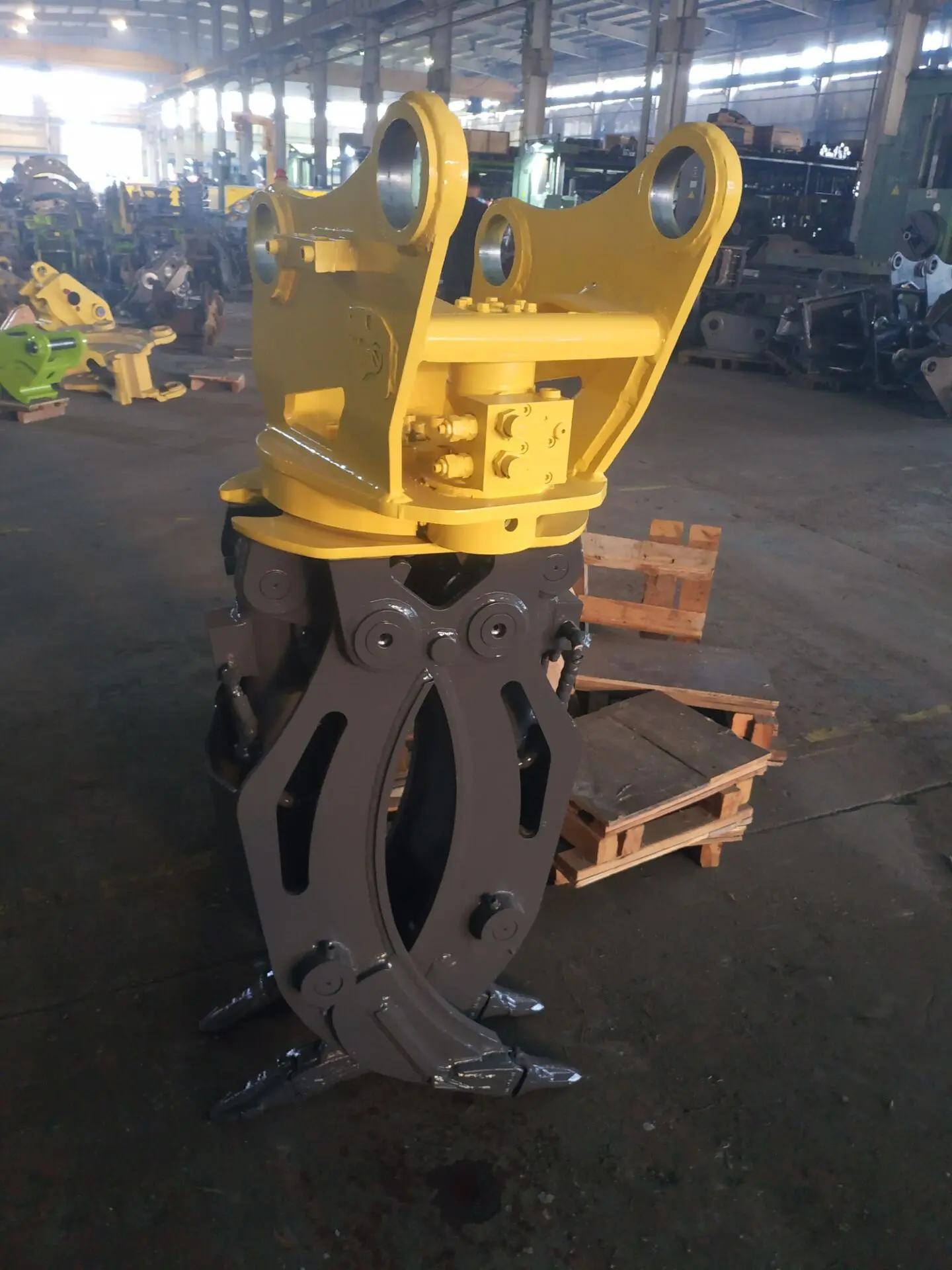 Mini Excavator Log Grapple Hydraulic Rotating Grapple 2500mm