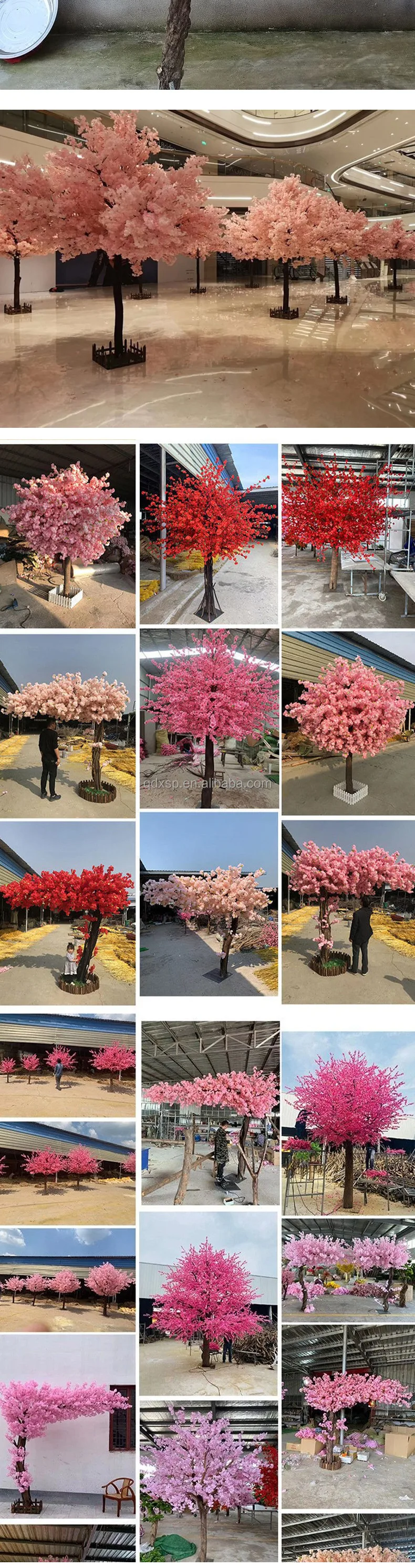 Pink Artificial Cherry Blossom Tree Artificial Wedding Tree Wedding