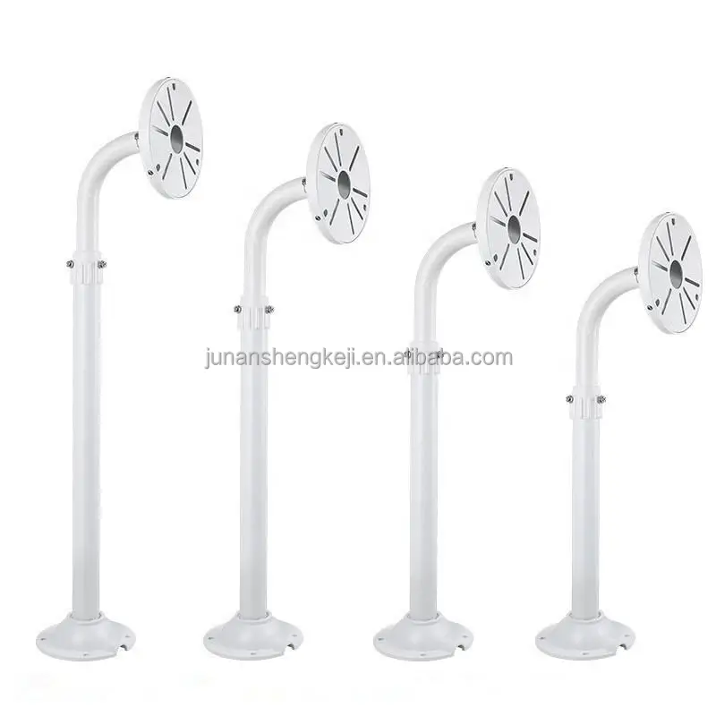L Type Long Arm Security Dome Camera Bracket  Aluminum Alloy Telescopic Vertical Wall Ceiling Stand for CCTV
