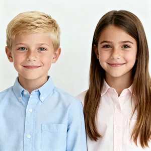 Custom Design Hide Button Collar Uniform Anti-Odor Button up Shirt Blouse Wrinkle-Resistant Pique Cotton Formal Button up Shirts