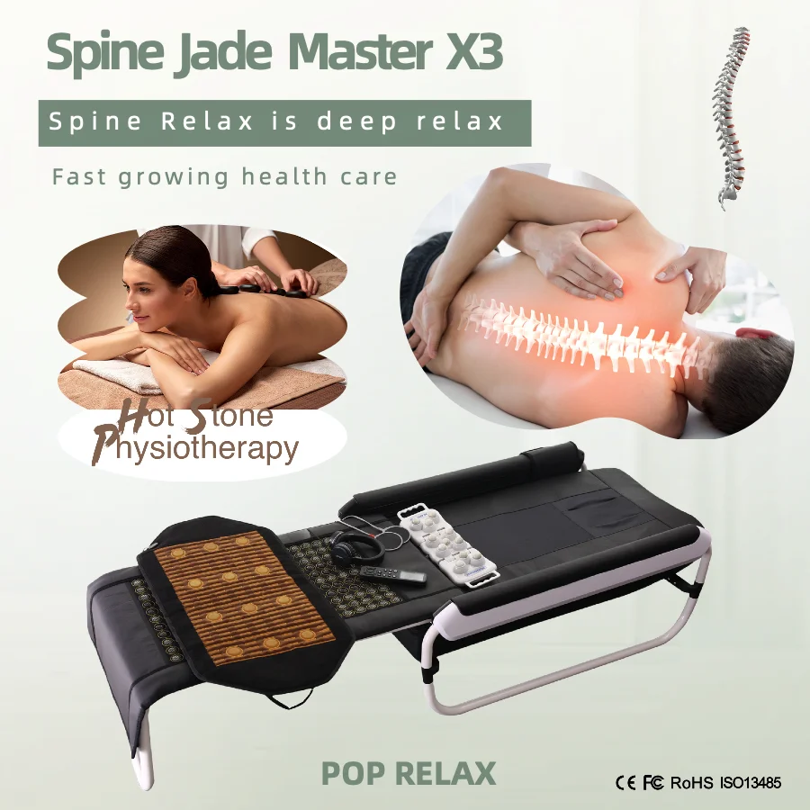 Coreano Jade Master V3 Jade cama quiropráctica masaje térmico cama