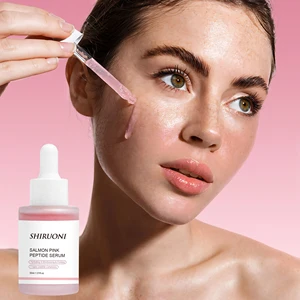 Custom Salmon DNA Skin Care Facial Serum Anti-Wrinkle Whitening Face Essence Pore Shrinking Wrinkle Niacinamide Vegan Herbal