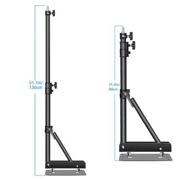 Neewer Triangle Wall Mounting Arm for Photography Studio Video Strobe Lights Monolights Softboxes Umbrellas Reflectors detail image
