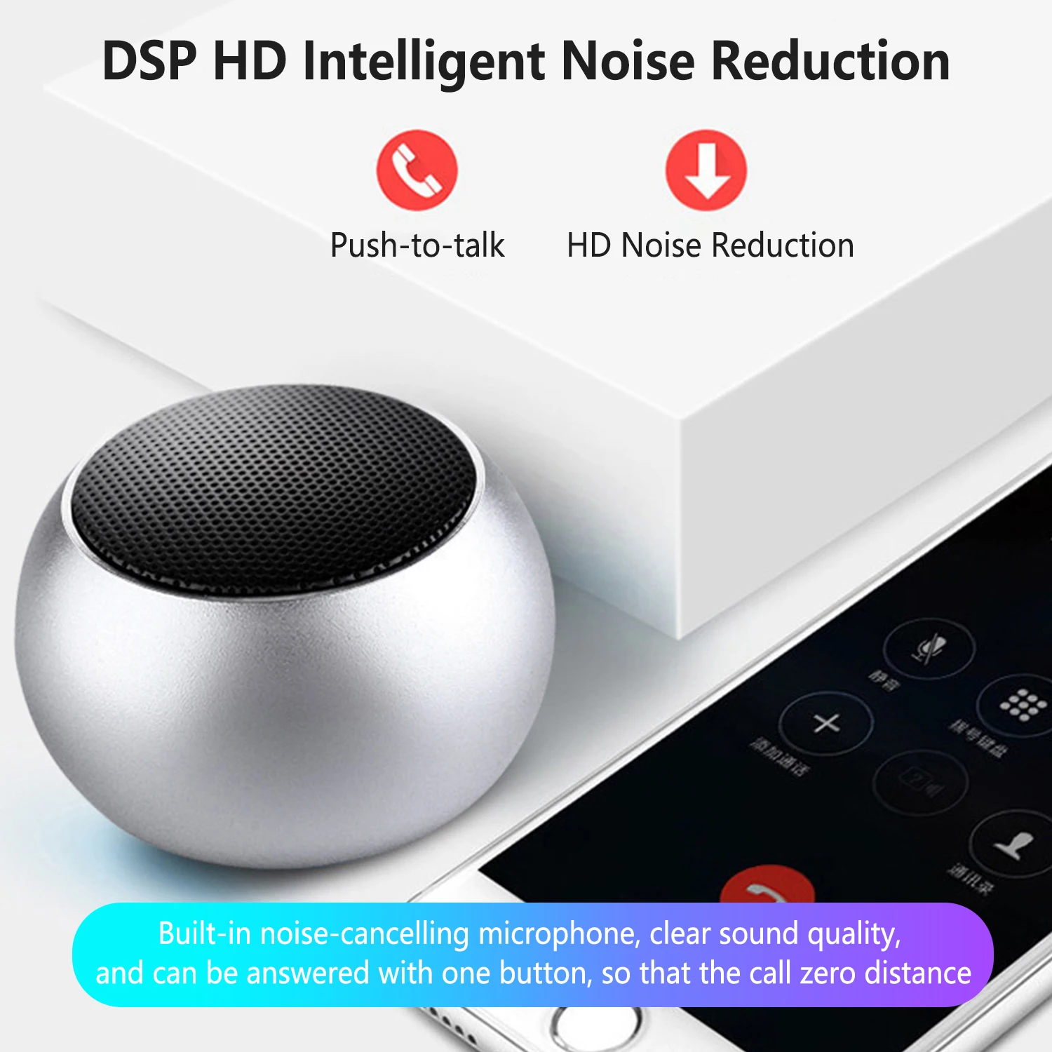 Mini Speakers Bluetooth 3W Small Portable Wireless Speaker with Lanyard Water Resistant Wireless Stereo Pairing Small Speaker