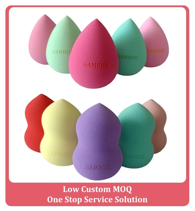 New OEM ODM Custom Natural Cosmetics Tools Accessories Washable Facial Beauty Private Label Super Soft Makeup Blender in Bulk