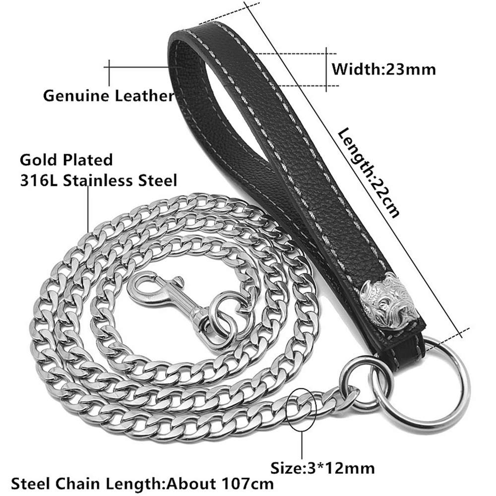 Amazon Handmade Leather Dog Leashes Two Tone Extra Large Heavy
