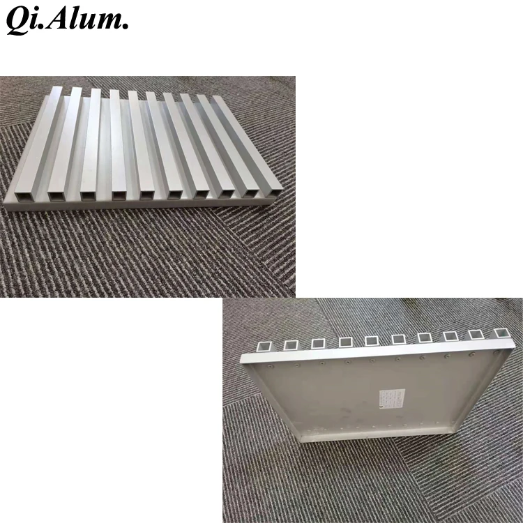 modern design Fireproofing aluminum fluted wall panel for indoor decoration