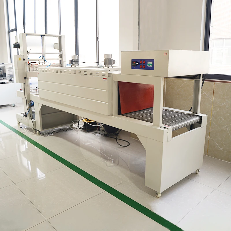 Semi Automatic Cuff Type Mineral Water Bottle Cutting Sealing Shrink Packing Machine Heat Shrink Packaging Machine