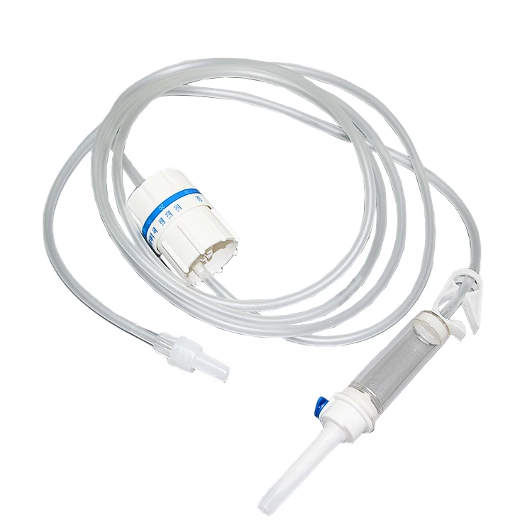 Medical Disposable IV Infusion Set with Precision Flow Regulator