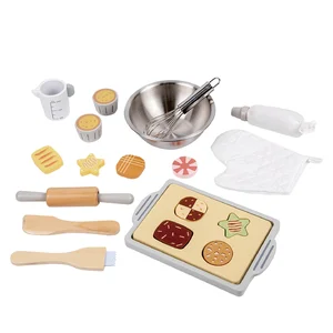 Unisex Modern Wooden Kitchen Set Multifunctional Induction Cooker Food Toy New Simulation Educational Play for Kids
