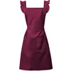 Jujube red simple version one-piece apron