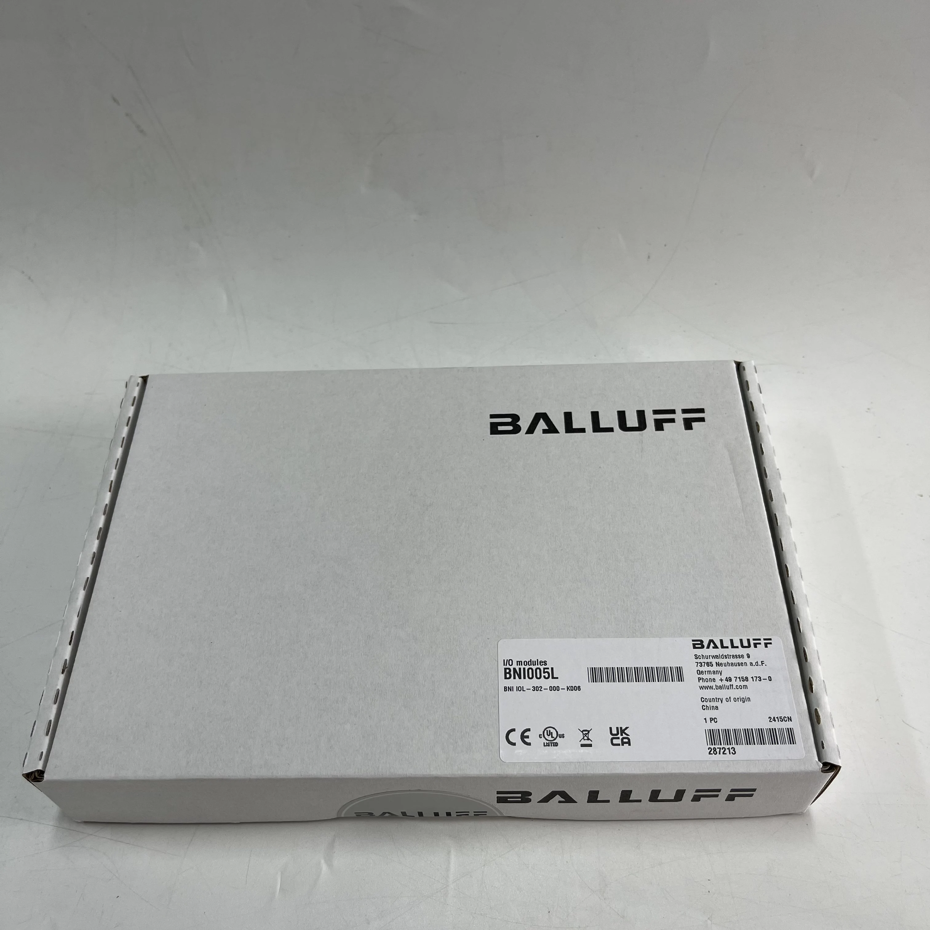 Balluff I/O Module BNI005L BNI IOL-302-000-K006 Balluff I/O Module BNI005L BNI IOL-302-000-K006