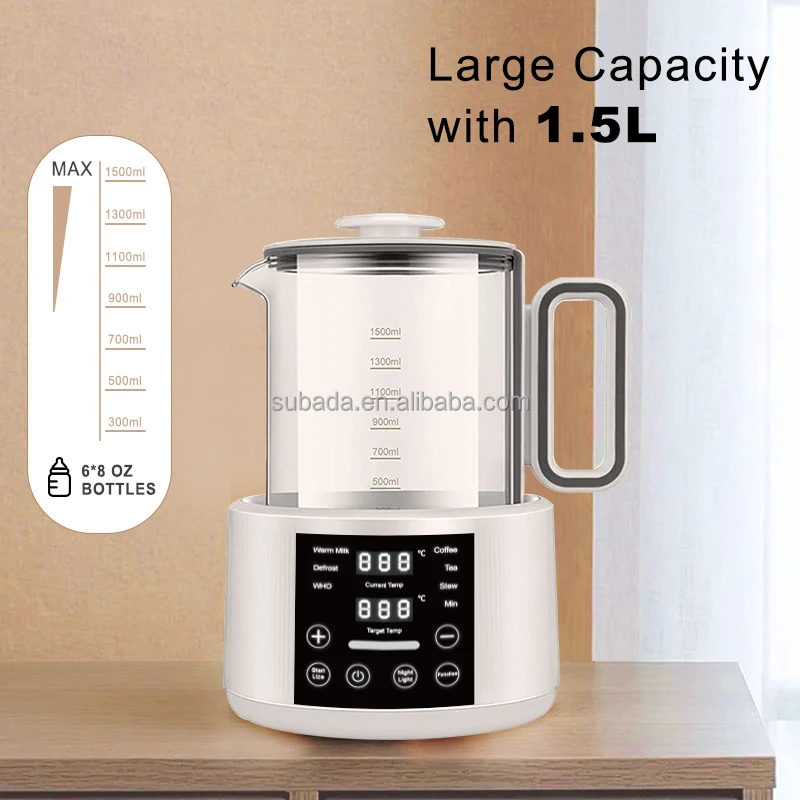 10in 1 Baby Milk Boiler Kettle With Air Cooling Night Light Led