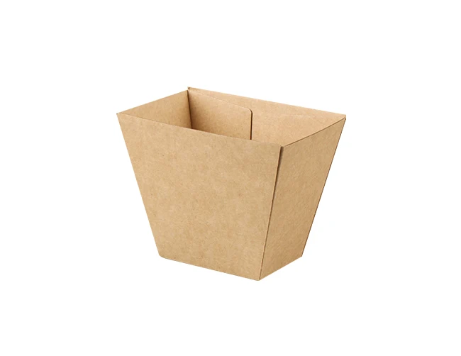 Custom Disposable Kraft Paper Pizza Cookies Packaging Corrugated Tray with Embossed Surface Eco-Friendly Rectangular Fast Food manufacture