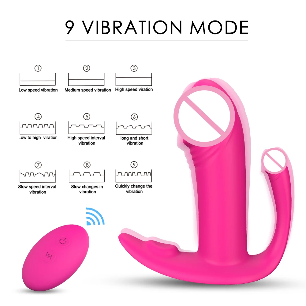 Medical Silicone Remote Control Vibrator USB Charge Wearable Dildo Designed for Women's Sexual Pleasure