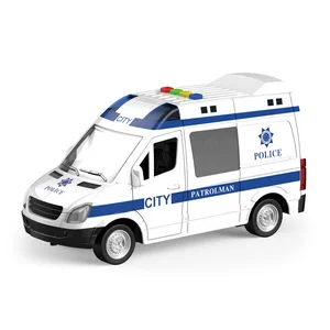 Top Sale 1:16 City Rescue Ambulance Friction Car Toys
