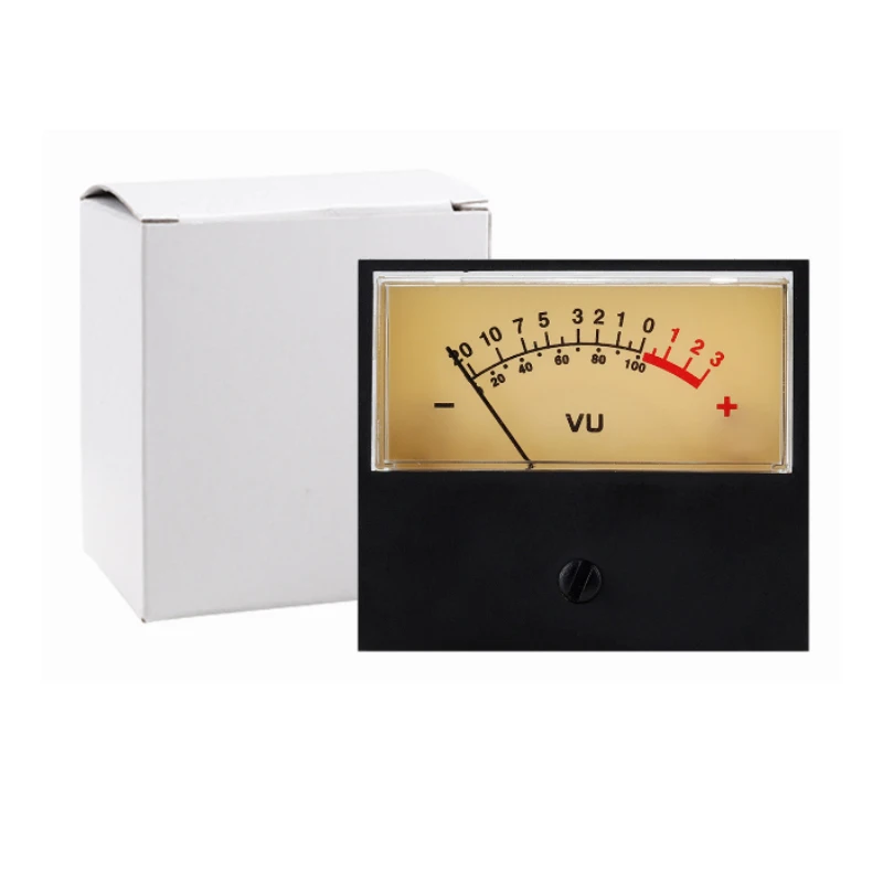 High-Precision Decibel Sound & Audio Volume Meter VU Level Meter with Backlight Analog Display Rectifier Type