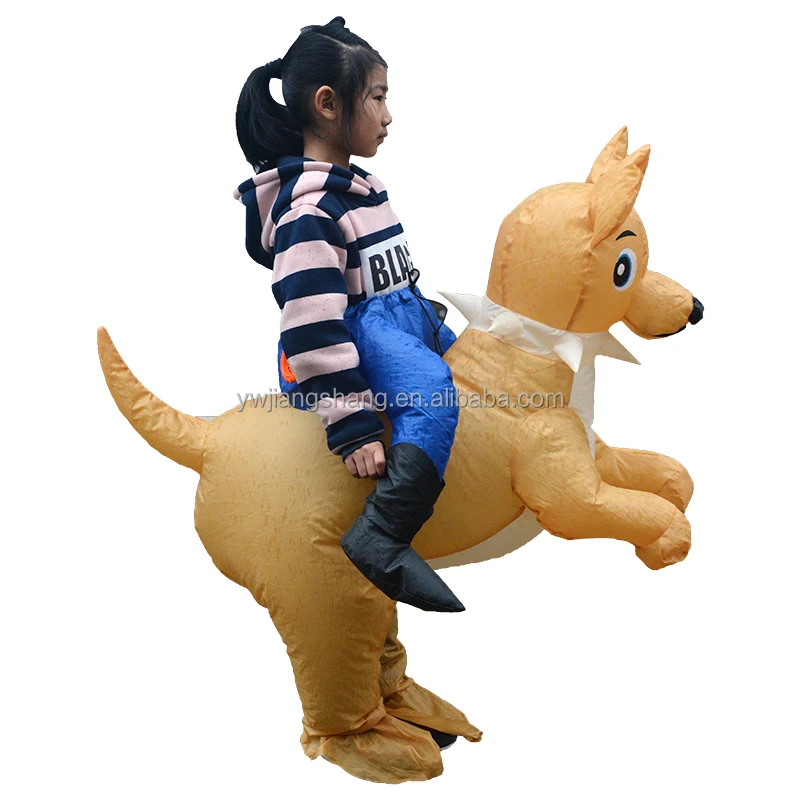 Wholesale Funny Party Animal Cosplay Mascot Dog Halloween Costume Blow up  Suit Inflatable Dog Costume Kid Children Polyester Unisex 1pcs From  m.