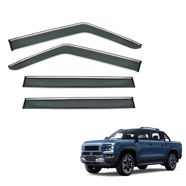 Window Visor for BYD Shark 6 Accessories Window Deflectors Sun Rain Shield Wind Deflector Exterior Accessories