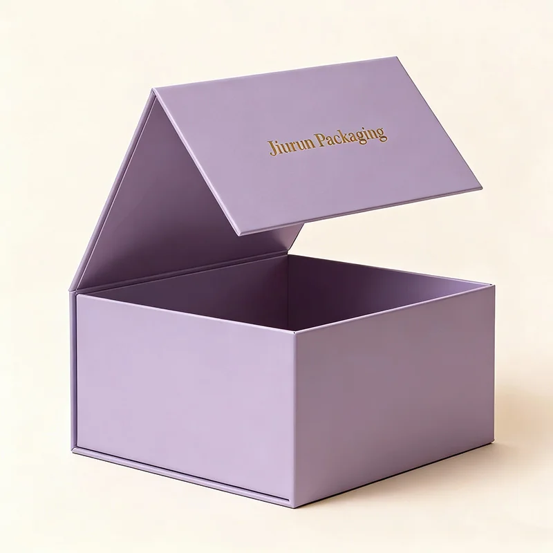 Premium Custom Logo Luxury Large Matte Rigid Paper Cardboard Black Foldable Empty Magnetic Folding Closure Gift Box Packaging manufacture