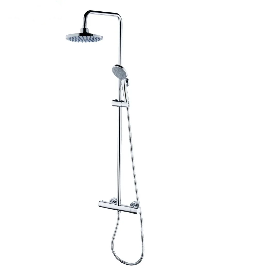 KTW BWGL WRAS Chrome finish popular &Economic  models Brass Thermostatic Shower Column Set Thermostatic system