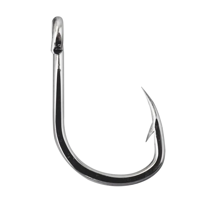 DORISEA 100pcs Fishing Tuna Circle Hooks 39950SS Stainless Steel, Tuna Circle Ho