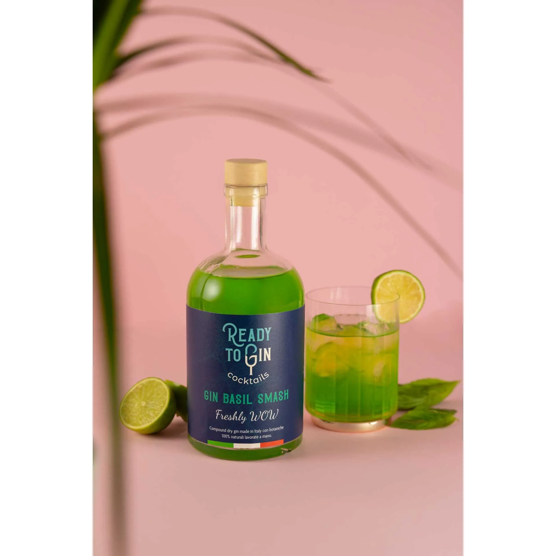 Ready To Gin Basil Smash 700ml Green Cocktail Ready To Drink