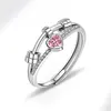 Color oro blanco (diamante rosa)