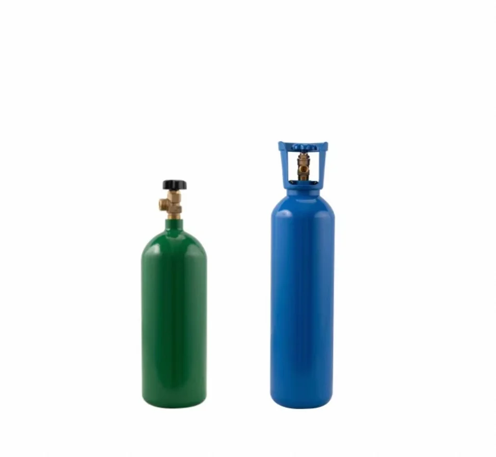 Factory Direct 14L High Pressure Steel CO2 Tank CE and DOT Certified Aluminium Siphon for Industrial Gas Use