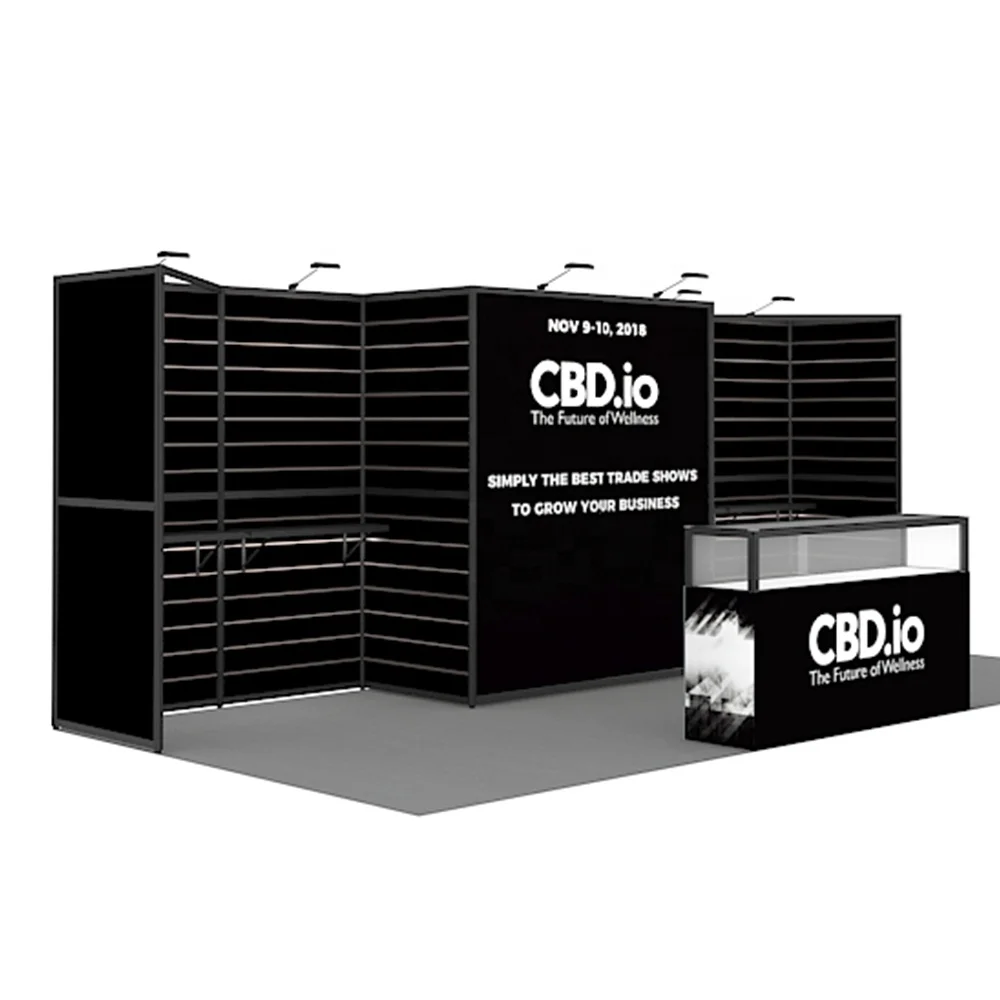 Modular Shelf Display Booth
