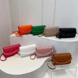 Wholesale New Fashionable Casual Women's Messenger Shoulder Bags Handbags With Chains Decoration Lady Style For Women