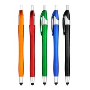 Popular Active Stylus Pen Plastic Press Slim Small Gourd  Soft Touch Screen Stylus Pen Promotional Logo Pen