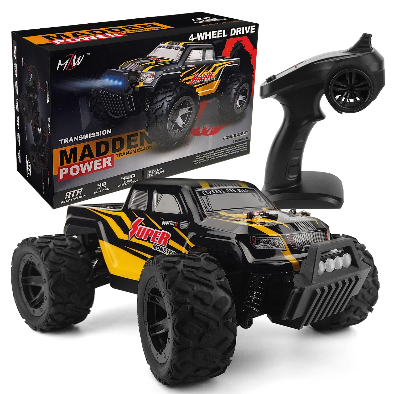 HIZLI Chargeur USB pour voiture télécommandée C3 Alloy Drift RC Car,4WD  2,4G Capteur de mouvement Montre Monster Truck : : Jeux et Jouets