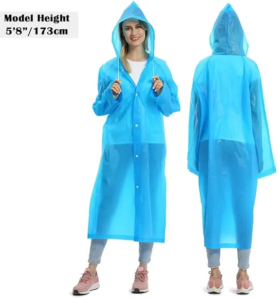 Custom Eva Long Multiple Colors Rain Wear Coat Fashion Poncho Raincoat ...