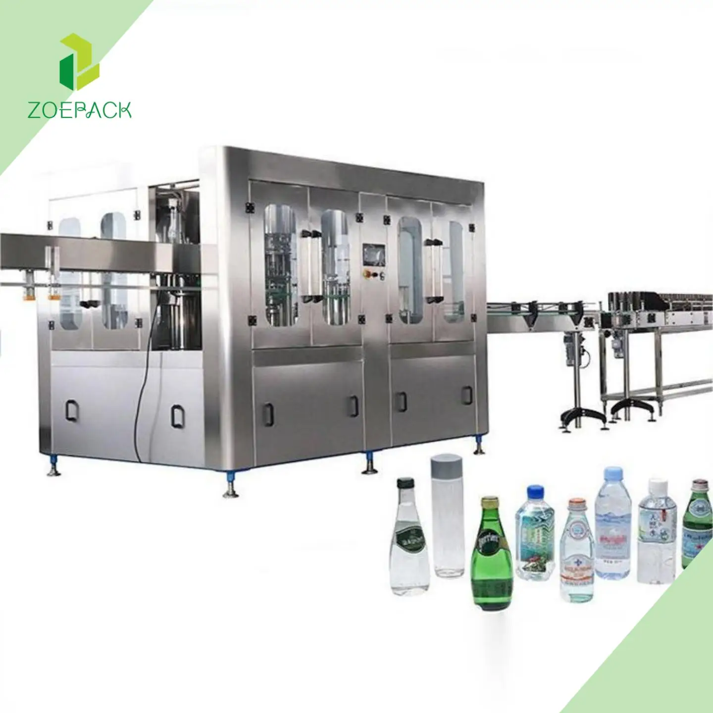 Linea di produzione completamente automatica per impianti di riempimento di acqua minerale potabile per bottiglie di plastica per piccole imprese