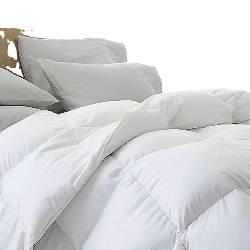 thick white duvet