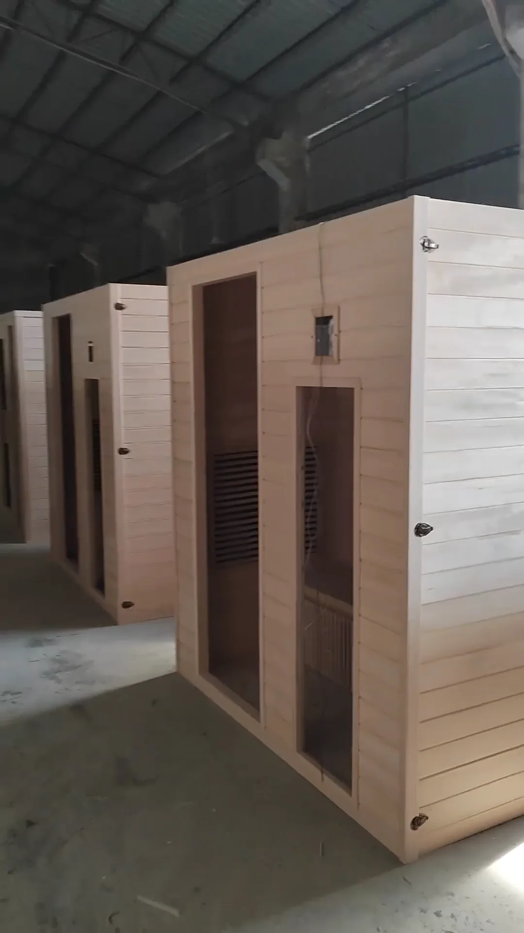 6 Person Outdoor Sauna Wood Cabin Wood Sauna And Dry Steam Infrared   H298b38d1b1f44fc98ccb88ea0cfb8f65M 