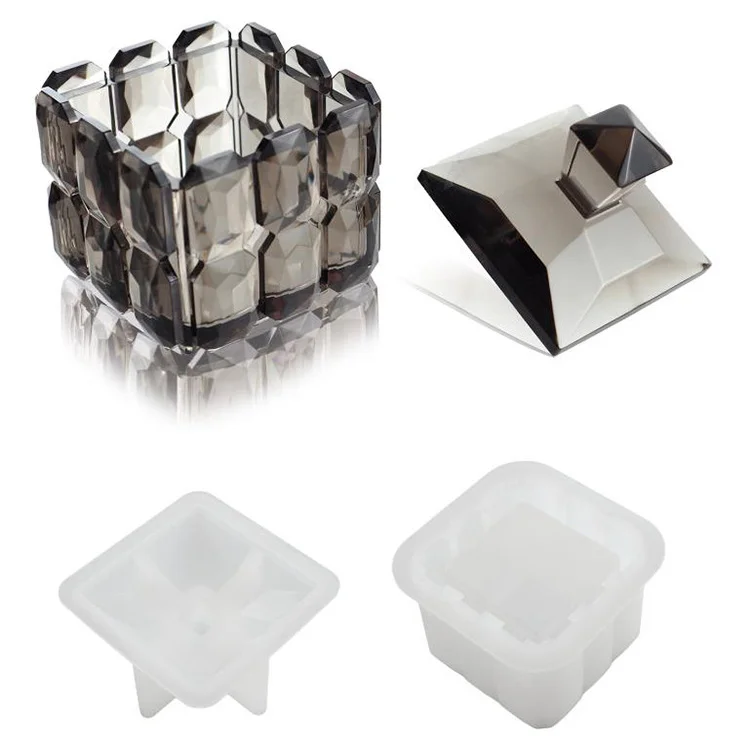 mirror surface high quality silicon mold for storage box and for resin art molds for epoxy resin