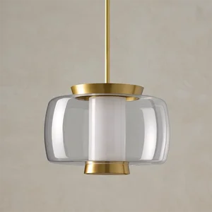 Nordic Postmodern Glass Small Chandelier for Living Room Bedroom Bedside Bar Easy Hanging Installation Elegant Designer Fixture