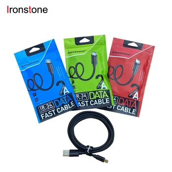 ironstone 1m nice usb cable 6A fast charging data cable Micro/IP/C Type-c Fast Charge For Samsung